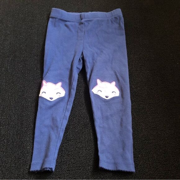 CARTER’S blue foxes print pants pjs size 24 months - Picture 1 of 5